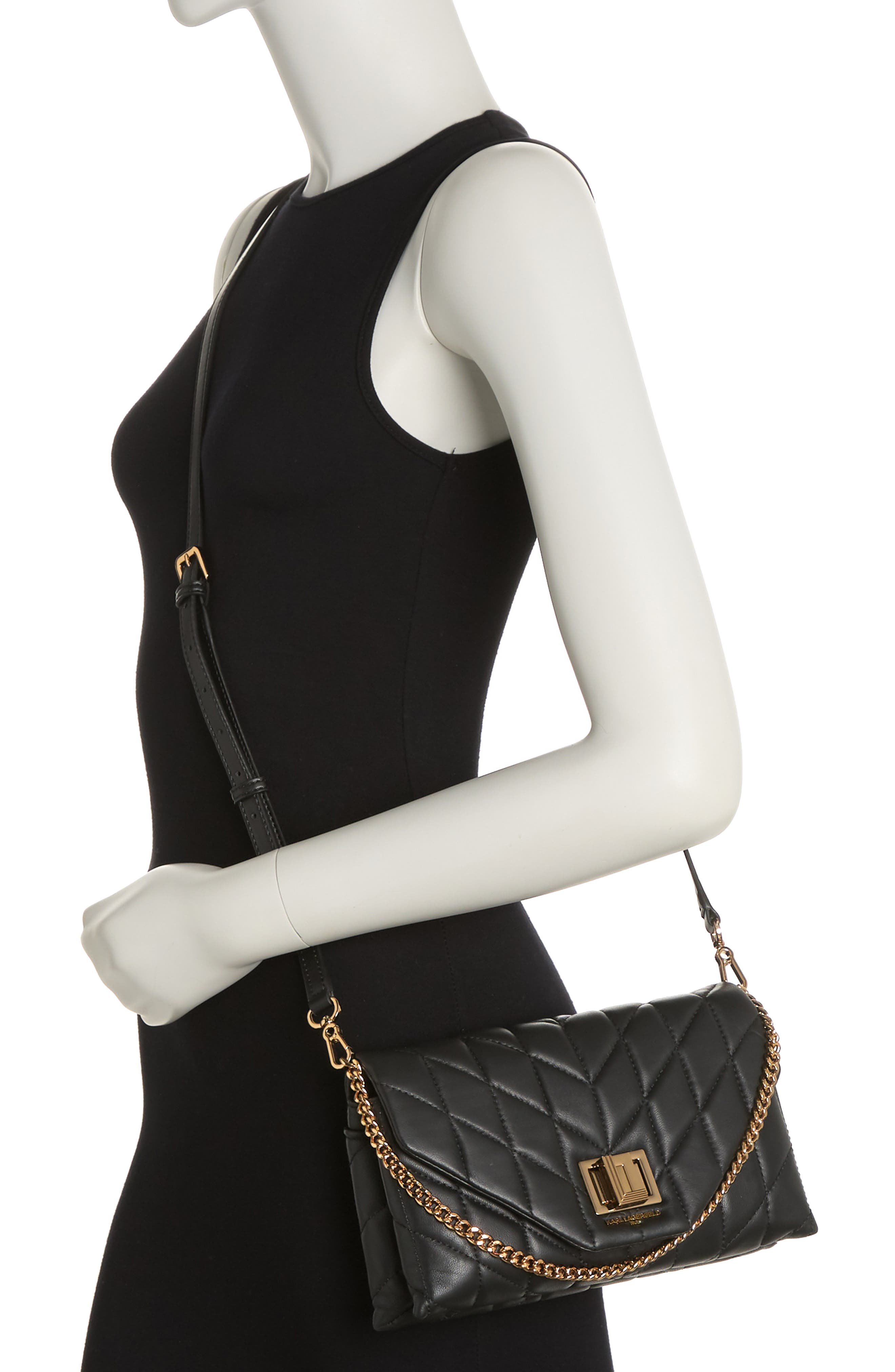 KARL LAGERFELD PARIS Lafayette Demi Crossbody Bag, Alternate, color, 