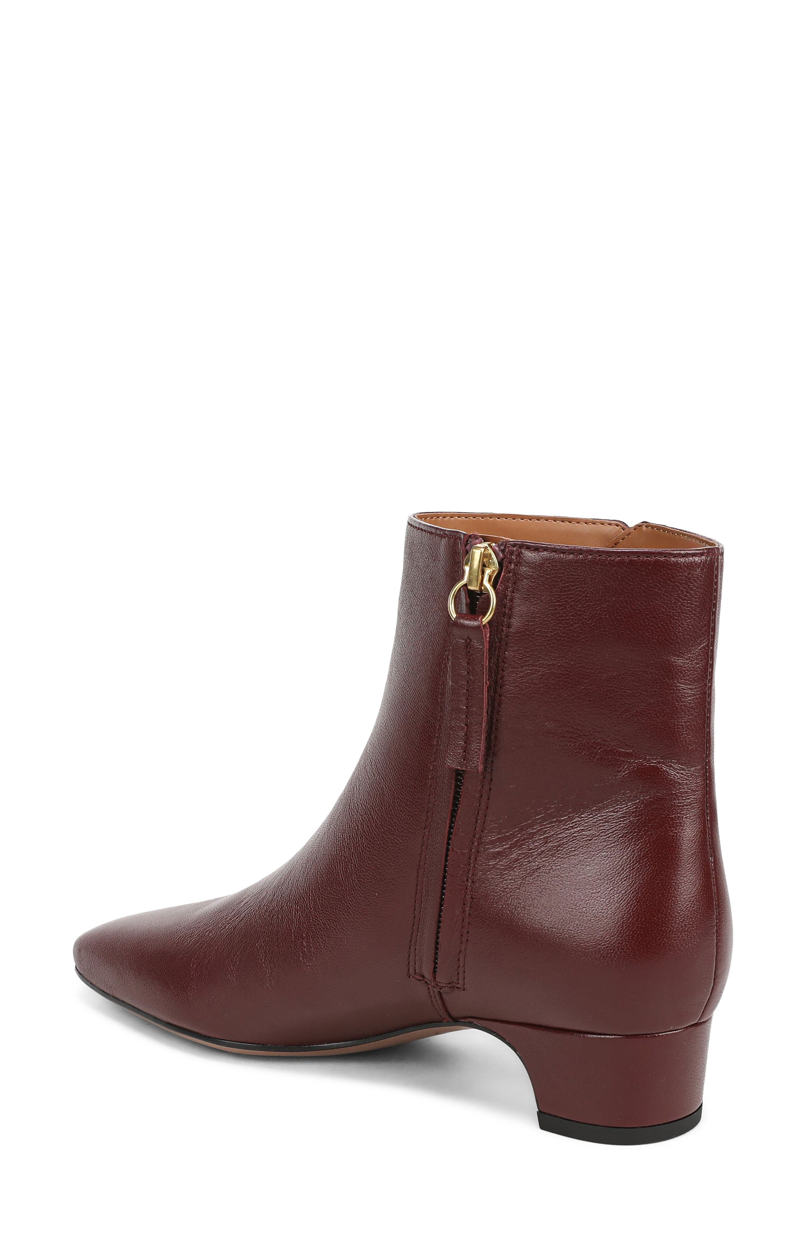 Luella Leather Bootie, Alternate, color, RED LEATHER