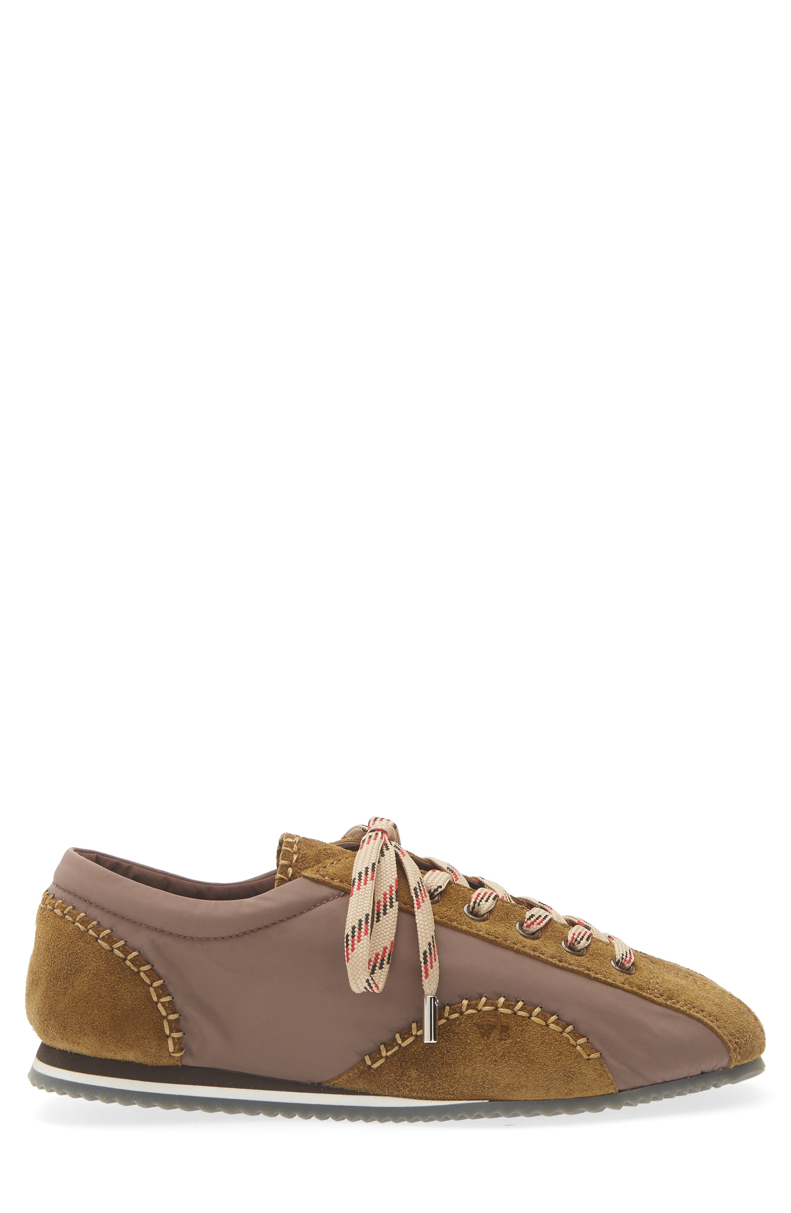 Wales Bonner Paris Leather & Suede Sneaker, Alternate, color, Olive/ Taupe