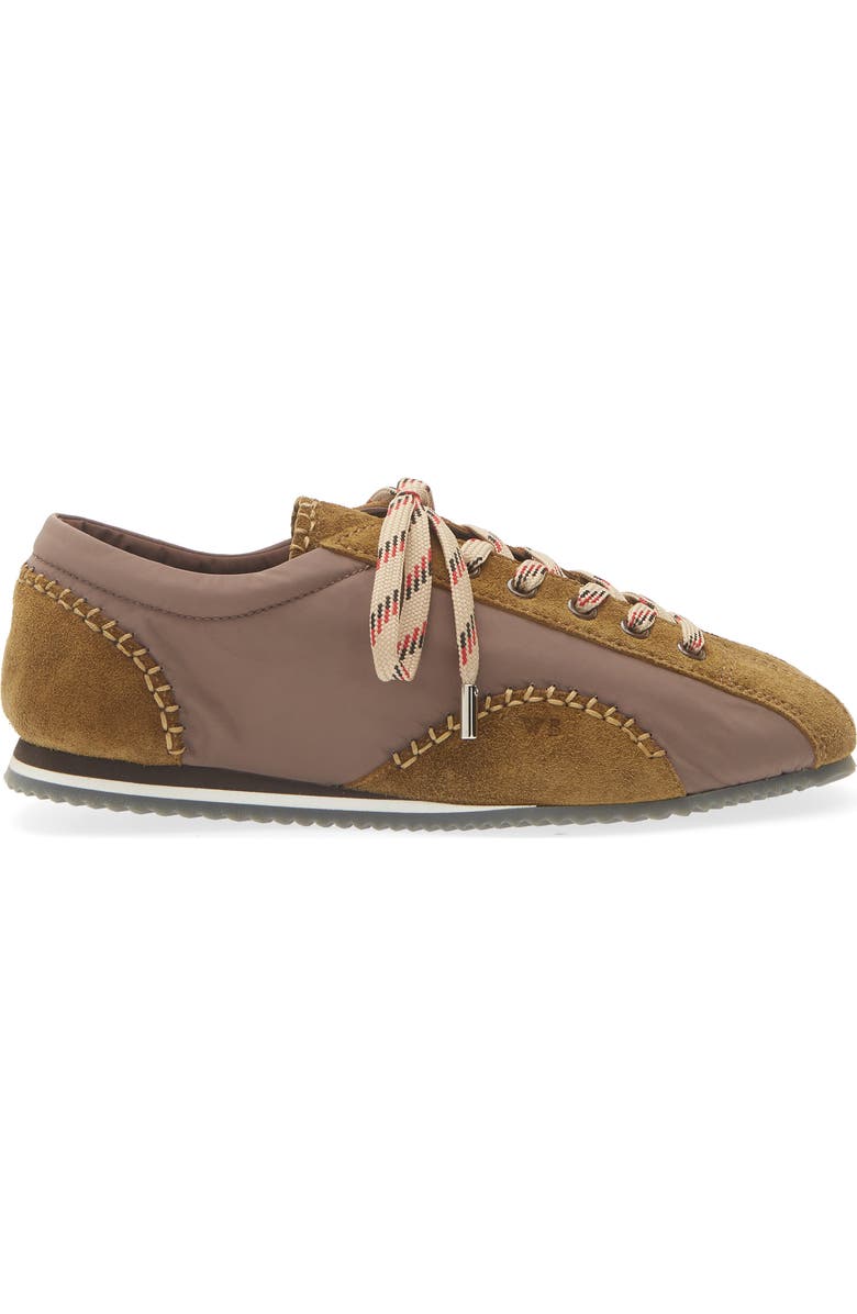Wales Bonner Paris Leather & Suede Sneaker, Alternate, color, Olive/ Taupe