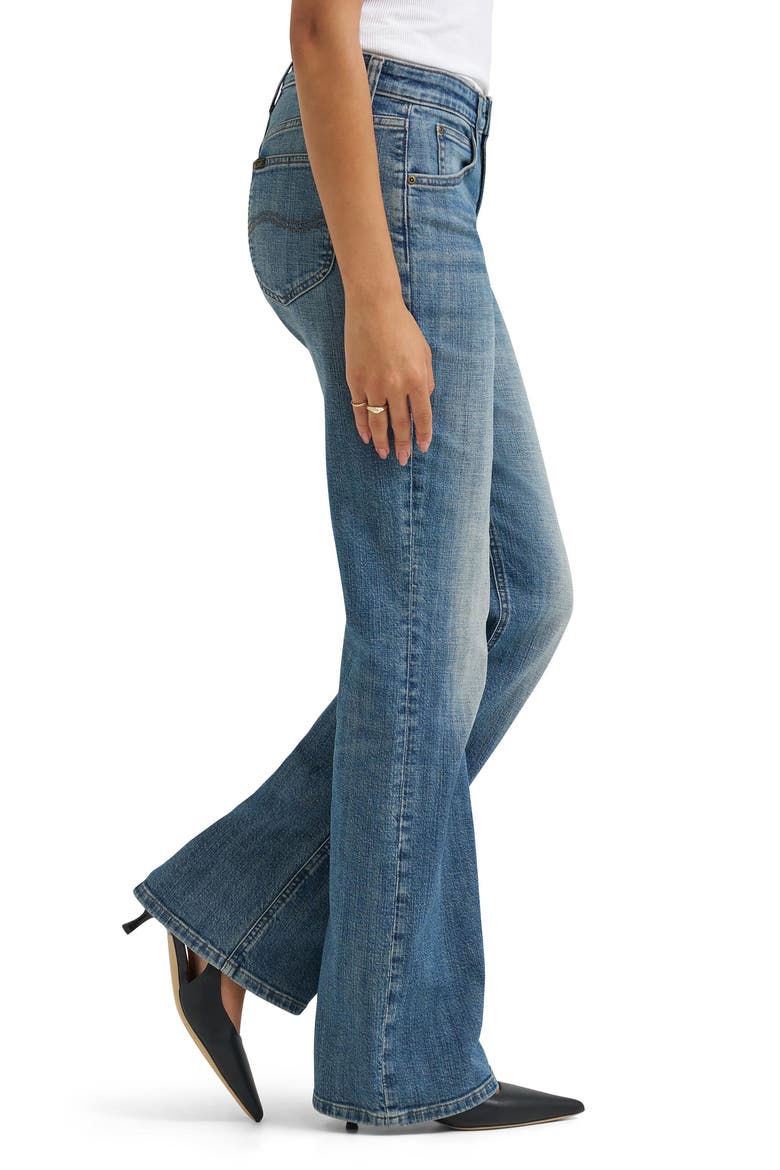 Bow Flare Jeans, Alternate, color, AUTHENTIC LEE