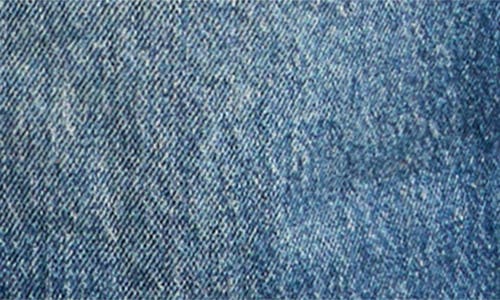 Warp & Weft Warp+weft High Waist Wide Leg Jeans In Blue