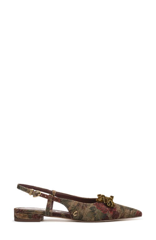 Circus Ny By Sam Edelman Delanie Pointed Toe Slingback Flat In Multi