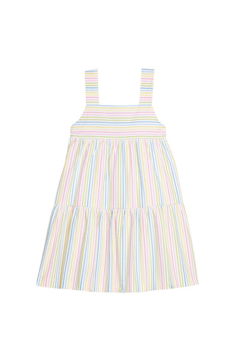 Little English Kids' Georgia Dress, Main, color, Rainbow Stripe Seersucker