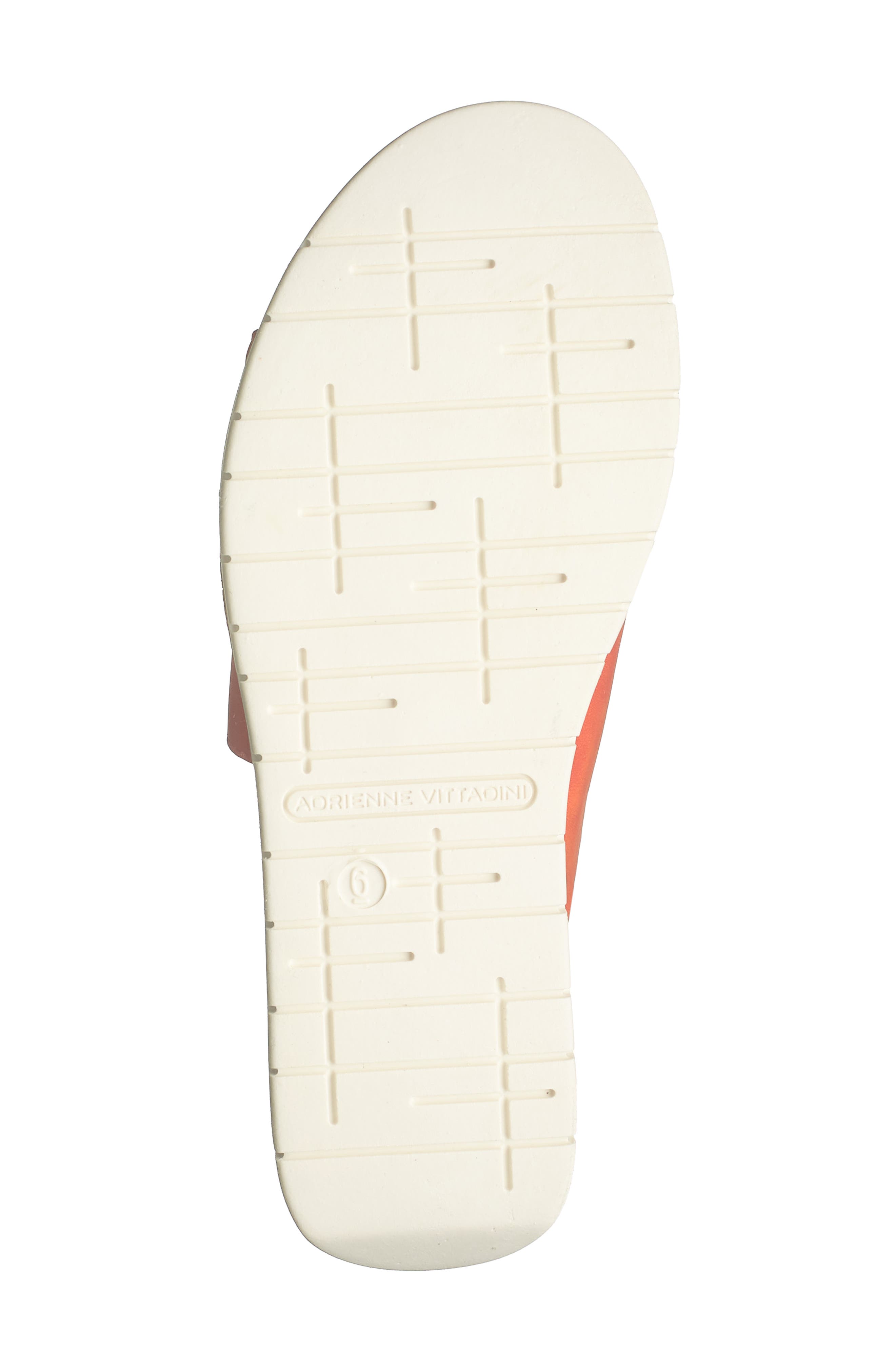 Provence Wedge Slide Sandal, Alternate, color, TANGERINE