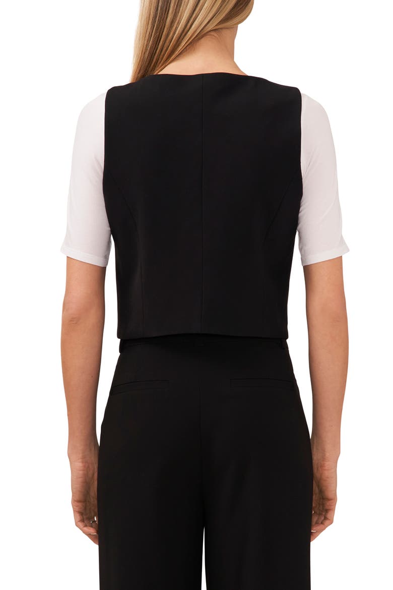Button-Up Vest, Alternate, color, RICH BLACK