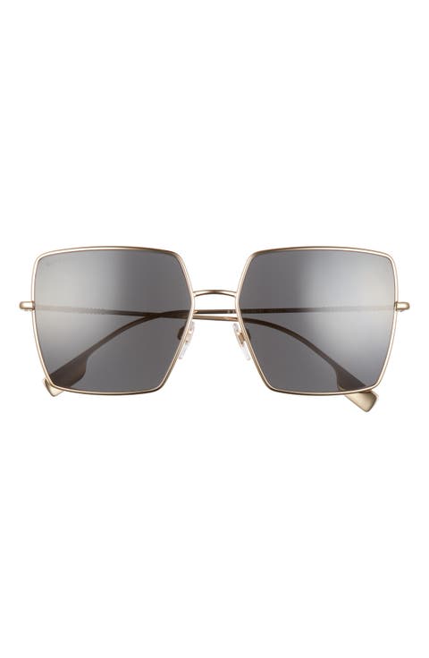 58mm Square Sunglasses
