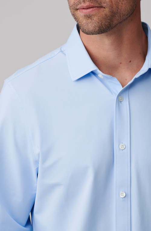 Rhone Commuter Slim Fit Performance Button-up Shirt In Business Blue