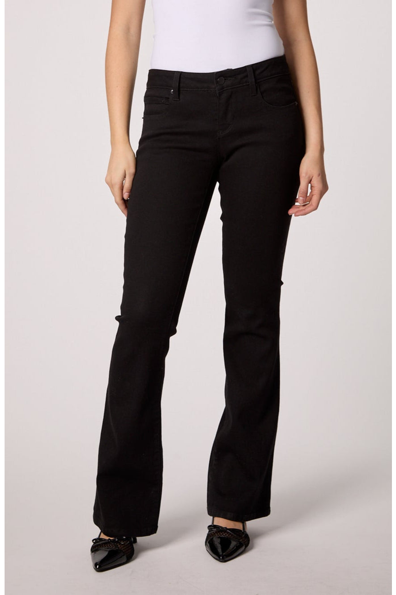 Y2K Low Rise Boot Cut Jean, Main, color, Black