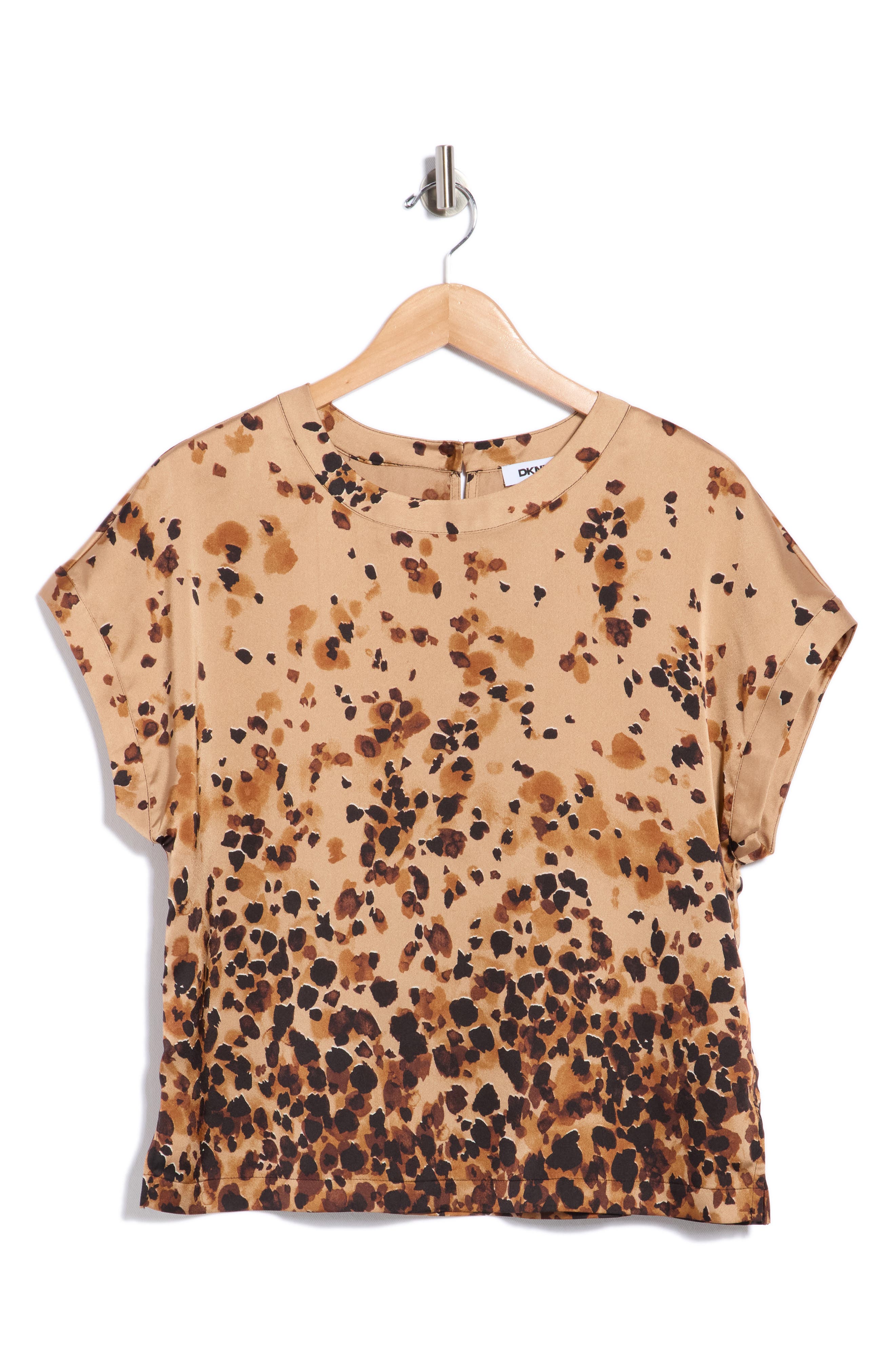 Printed Satin Top