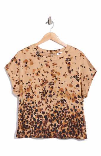 Printed Satin Top