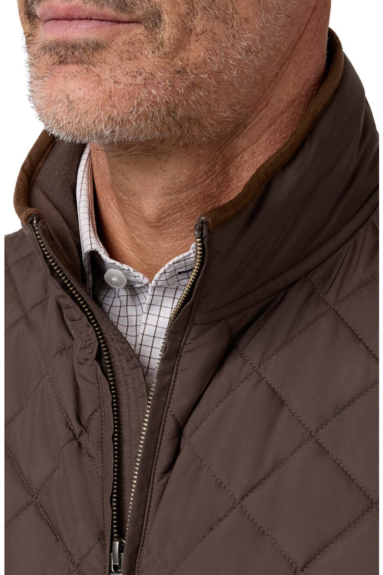 Brentwood Quilted Vest, Alternate, color, ESPRESSO