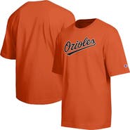 Champion Men's Champion Orange Baltimore Orioles All Star Chenille Wordmark T-Shirt