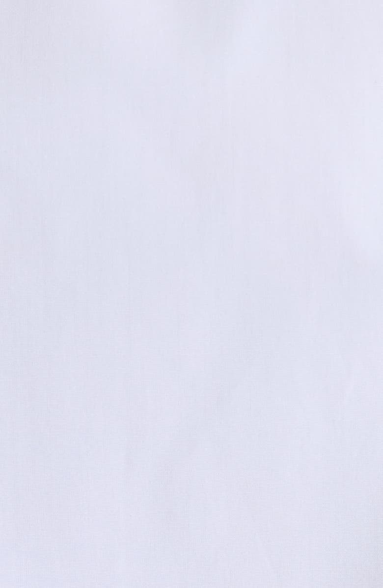 McQueen Cotton Poplin Button-Up Shirt, Alternate, color, Optical White