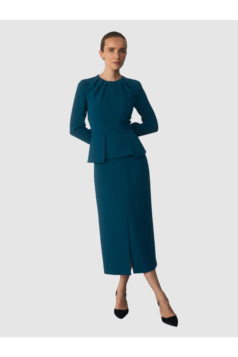 Doppio Elaria Midi Dress, Main, color, Blue