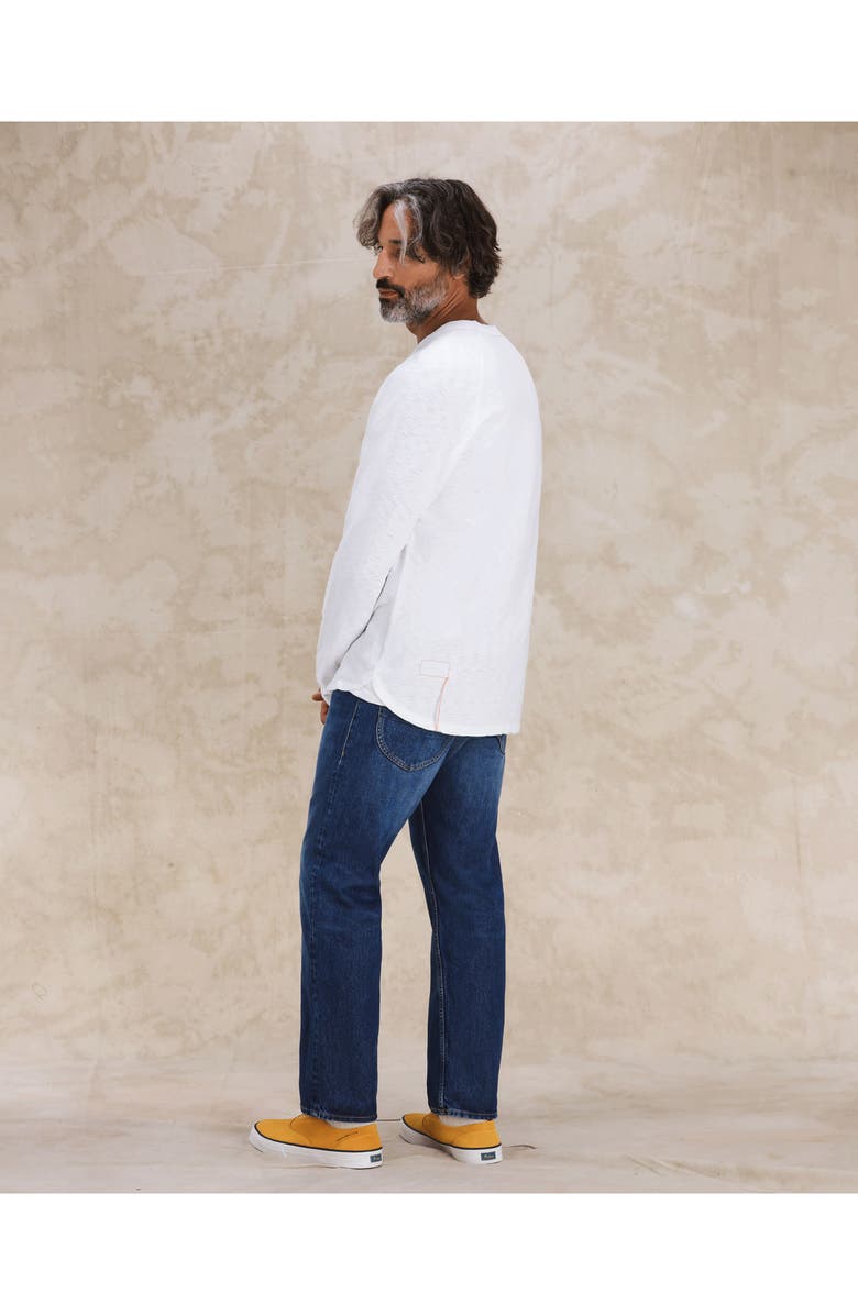 Fortela Indiana Cotton Long Sleeve T-Shirt, Alternate, color, White