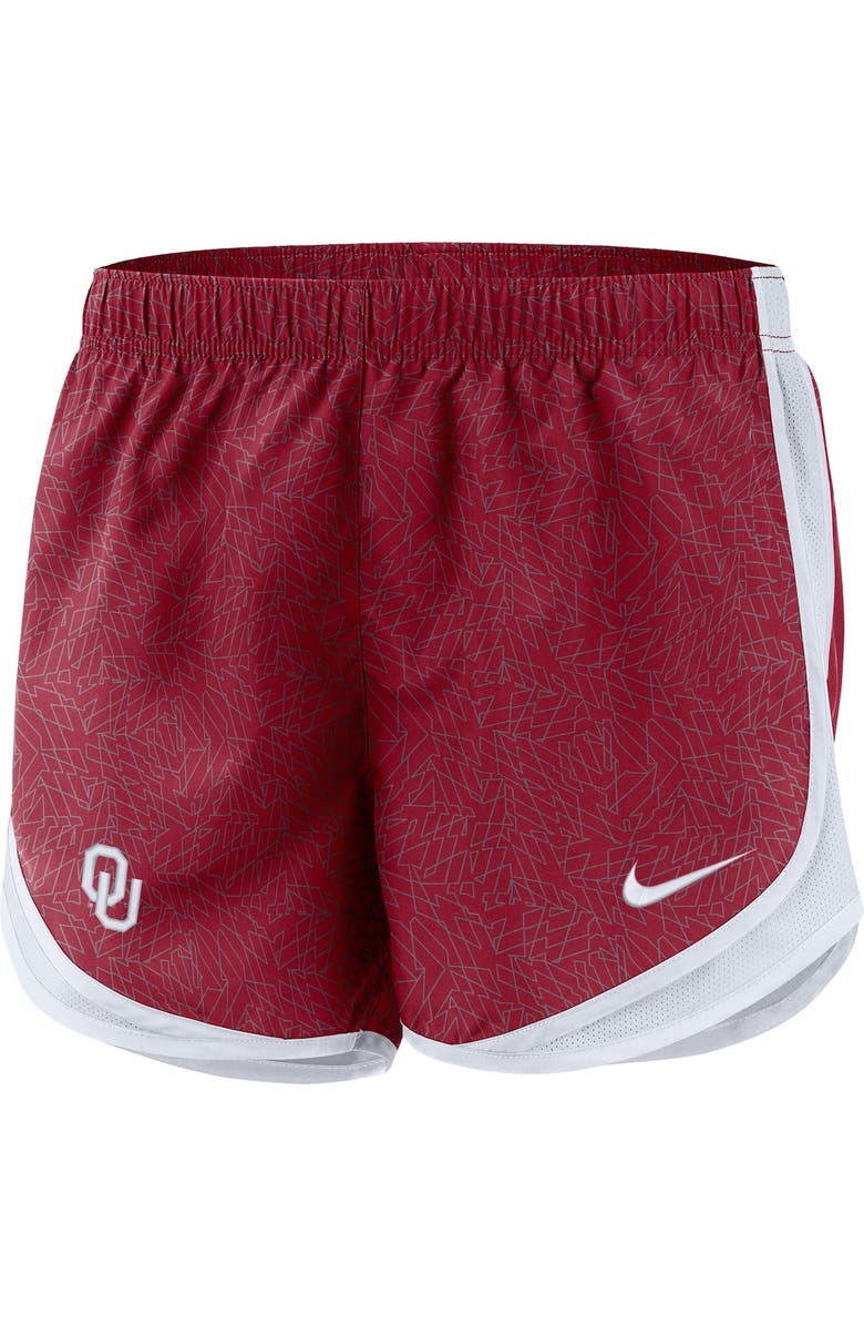 Nike Women's Nike Crimson/White Oklahoma Sooners Performance Tempo Shorts, Alternate, color, 
