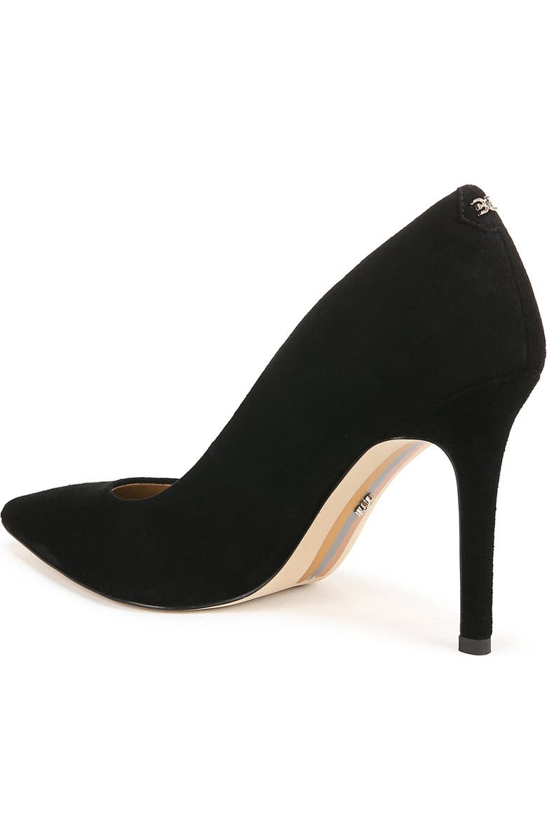 Sam Edelman Hazel Pointed Toe Pump, Alternate, color, Black Suede