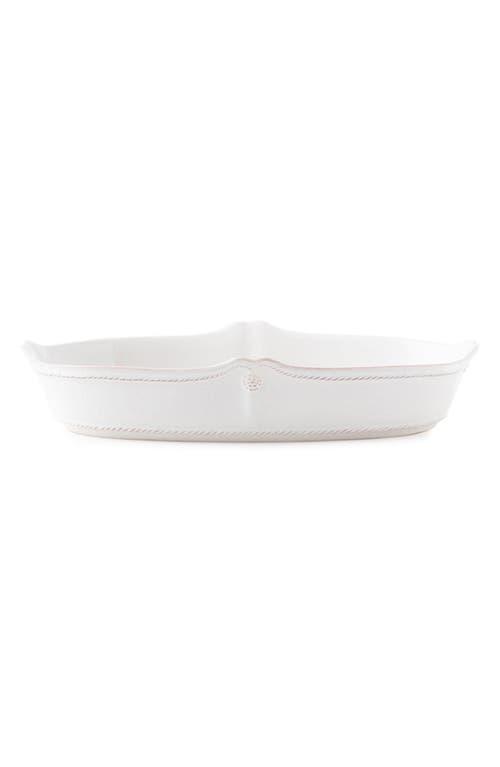 Juliska Berry & Thread Whitewash 12 Oblong Serving Dish