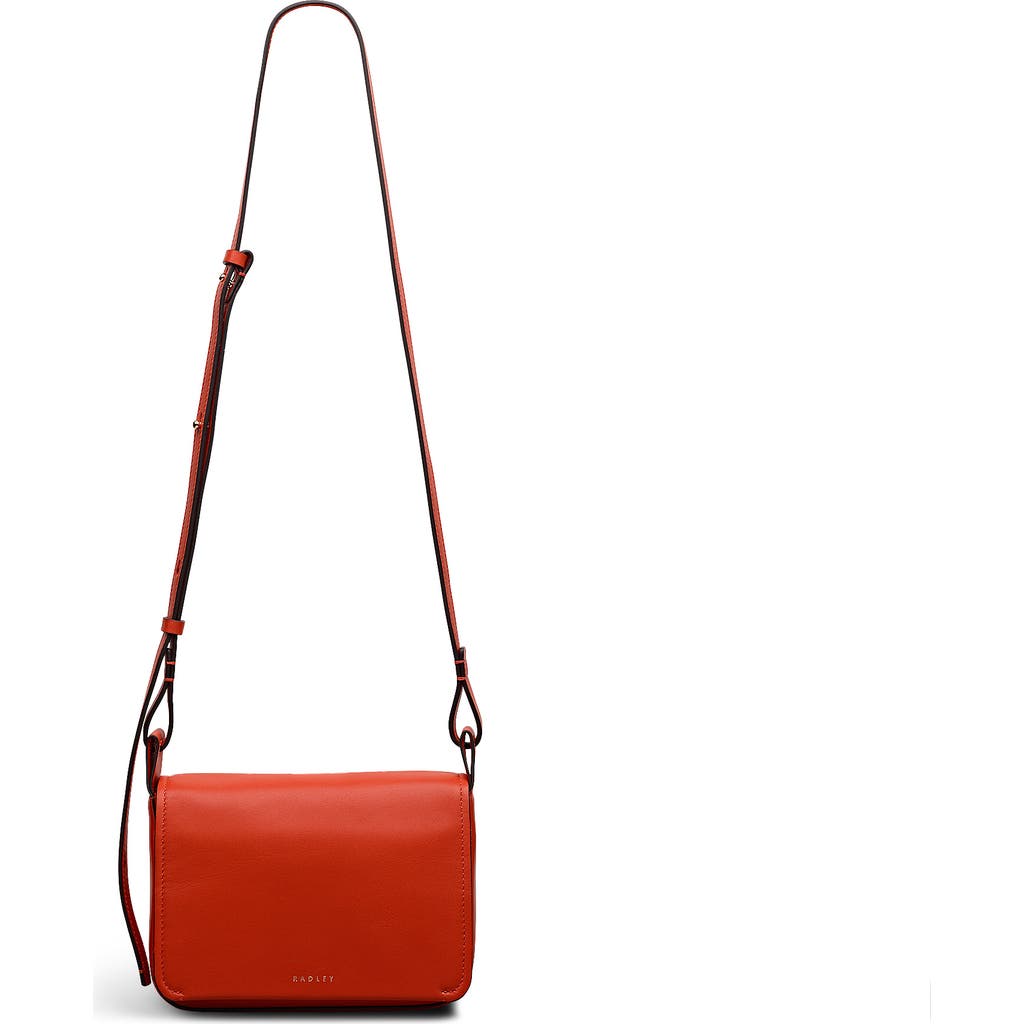 Radley Westwell Lane Small Flapover Crossbody Bag In Orange