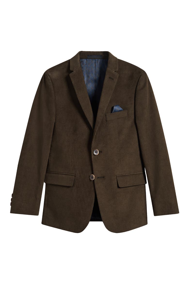Kids' Corduroy Blazer, Main, color, OLIVE
