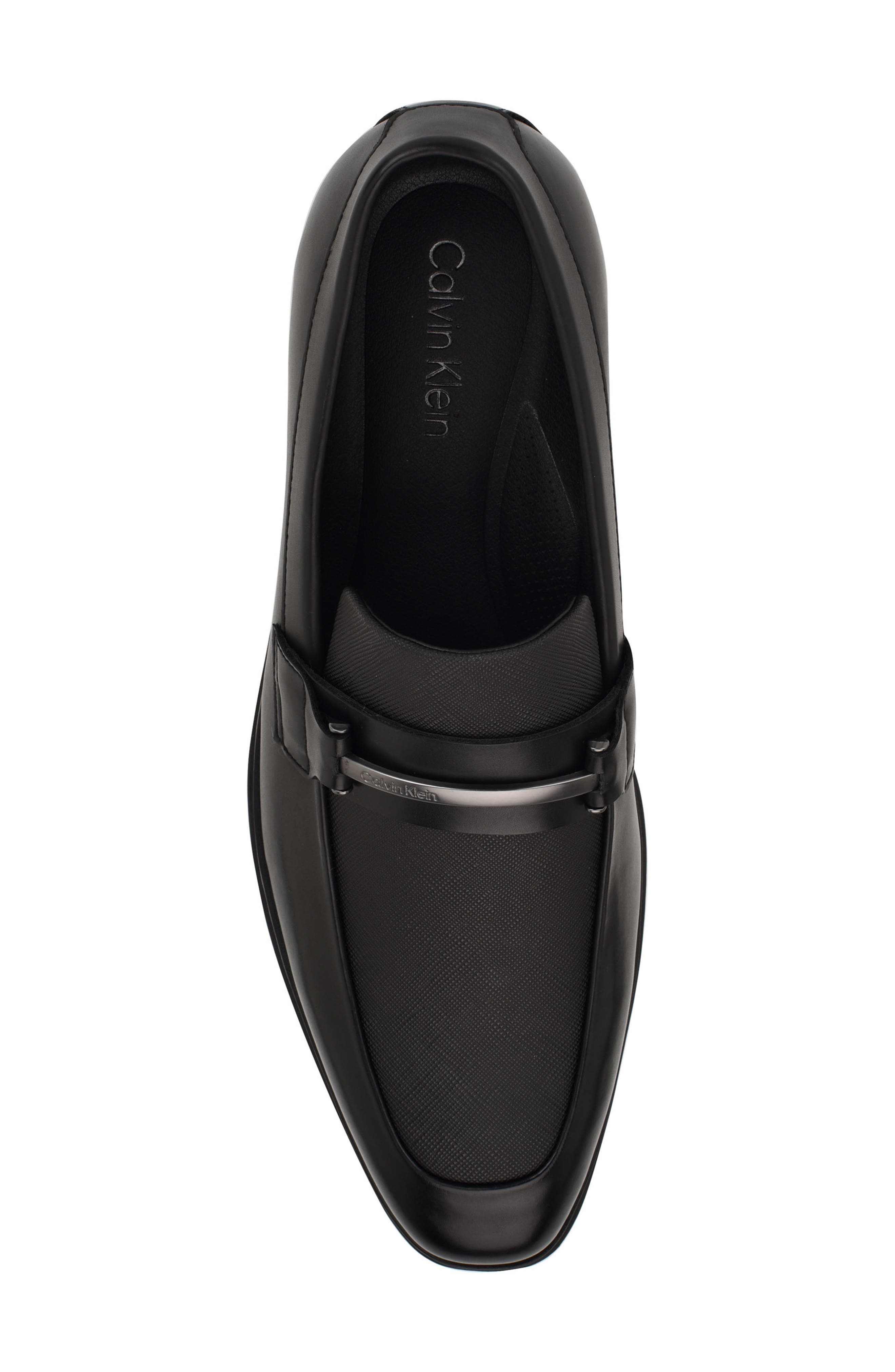 Calvin Klein Dael Bit Loafer, Alternate, color, Black