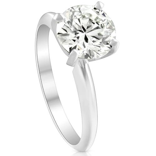 Bliss Diamond 1 3/4ct Solitaire Diamond Platinum Engagement Ring Lab Grown In Platinum