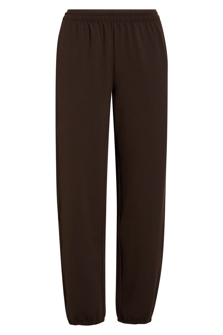 Zen Mid Rise Joggers, Alternate, color, BROWN MOLE