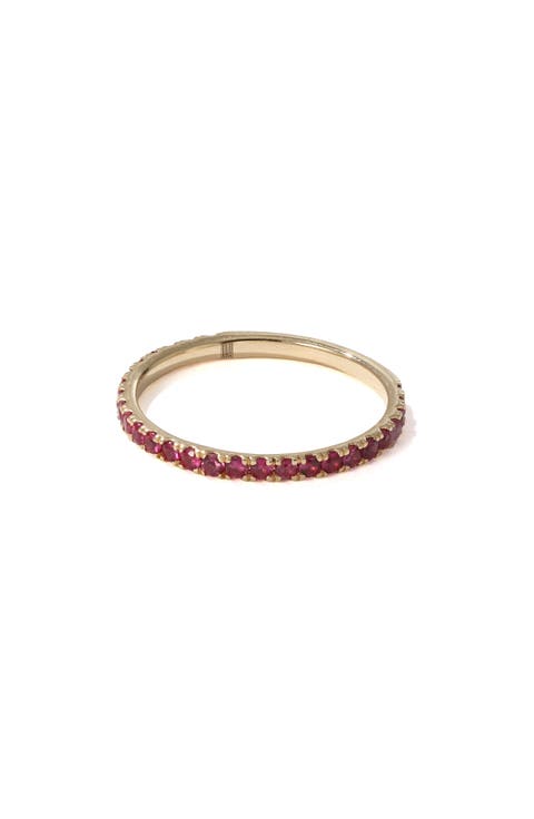Thread Ruby Ring
