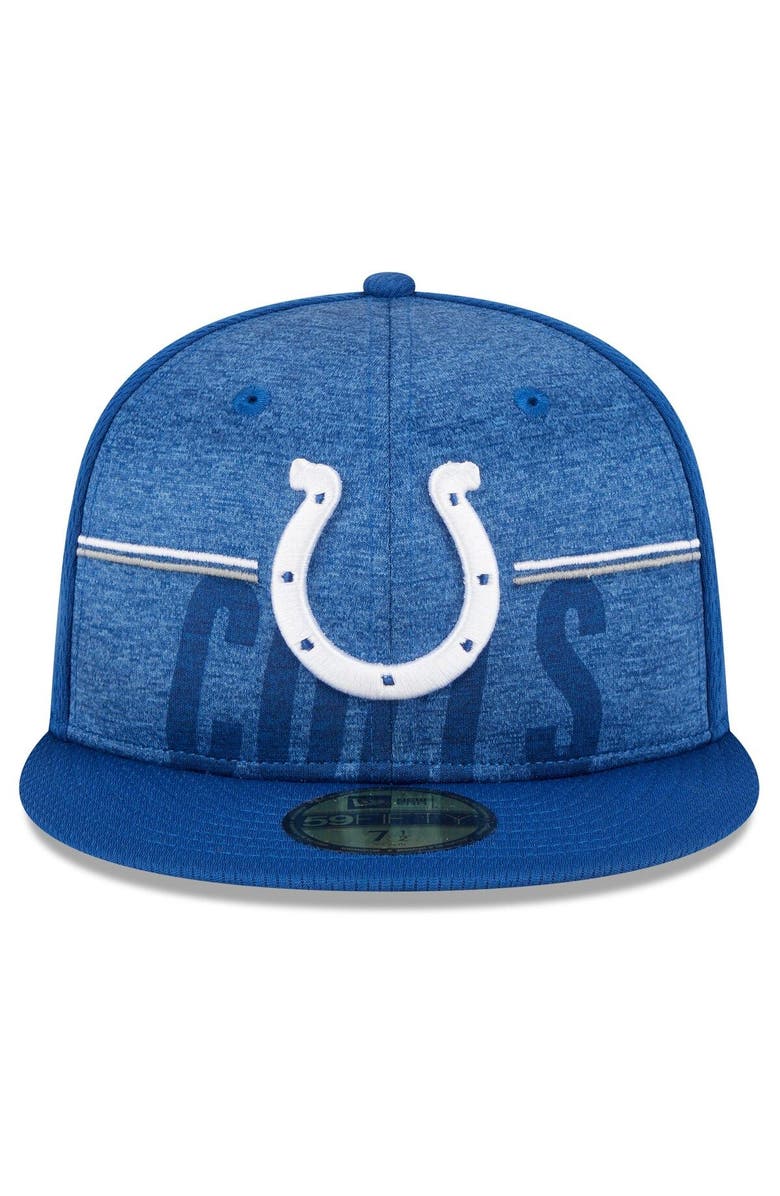 New Era Men's New Era Royal Indianapolis Colts 2023 NFL Training Camp 59FIFTY Fitted Hat, Alternate, color, 