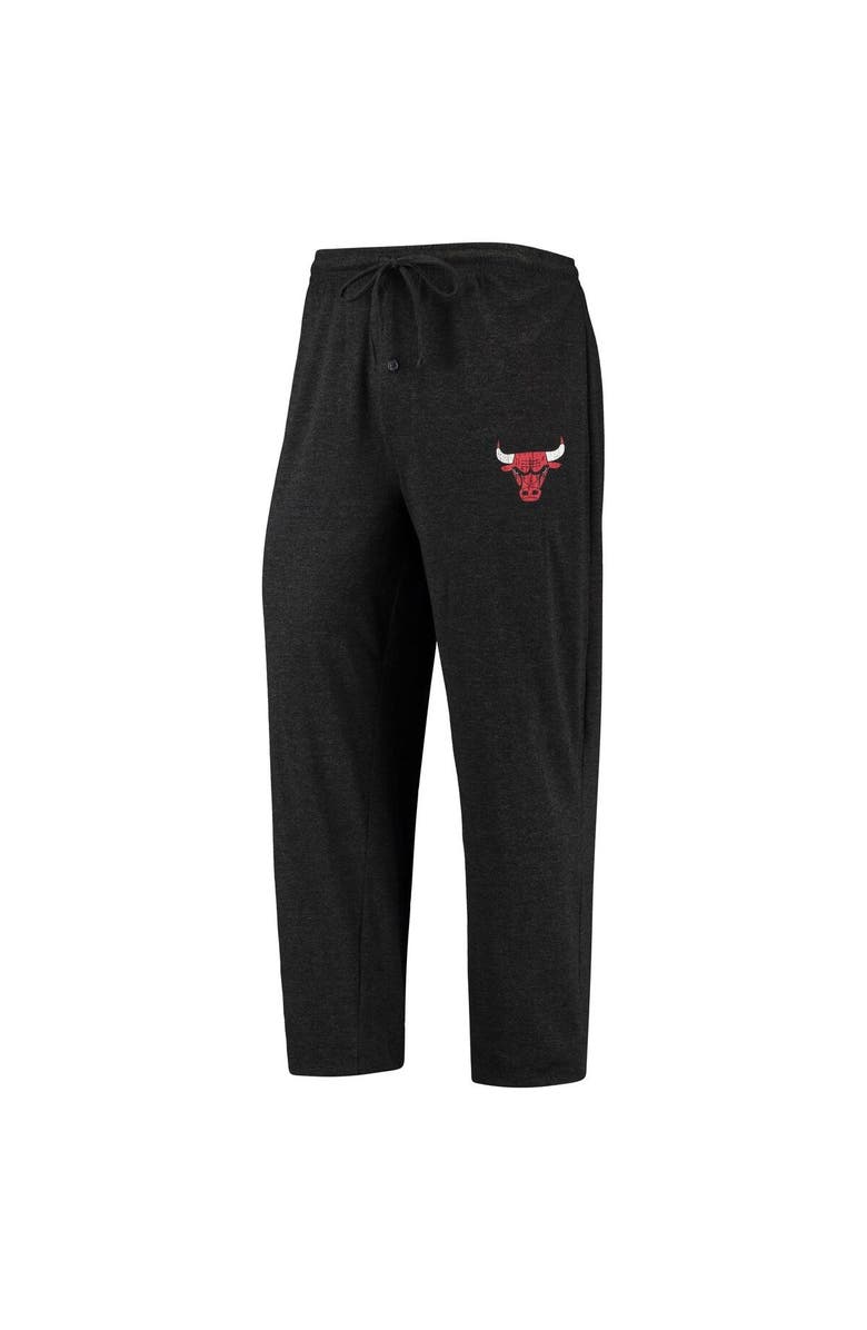 CONCEPTS SPORT Men's Concepts Sport Black/Red Chicago Bulls Long Sleeve T-Shirt & Pants Sleep Set, Alternate, color, Black