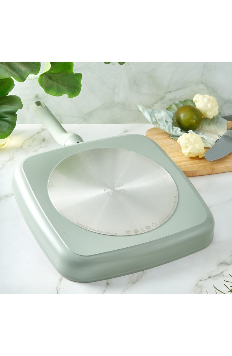 BergHOFF Leo Balance 11-Inch Square Grill Pan, Alternate, color, Sage