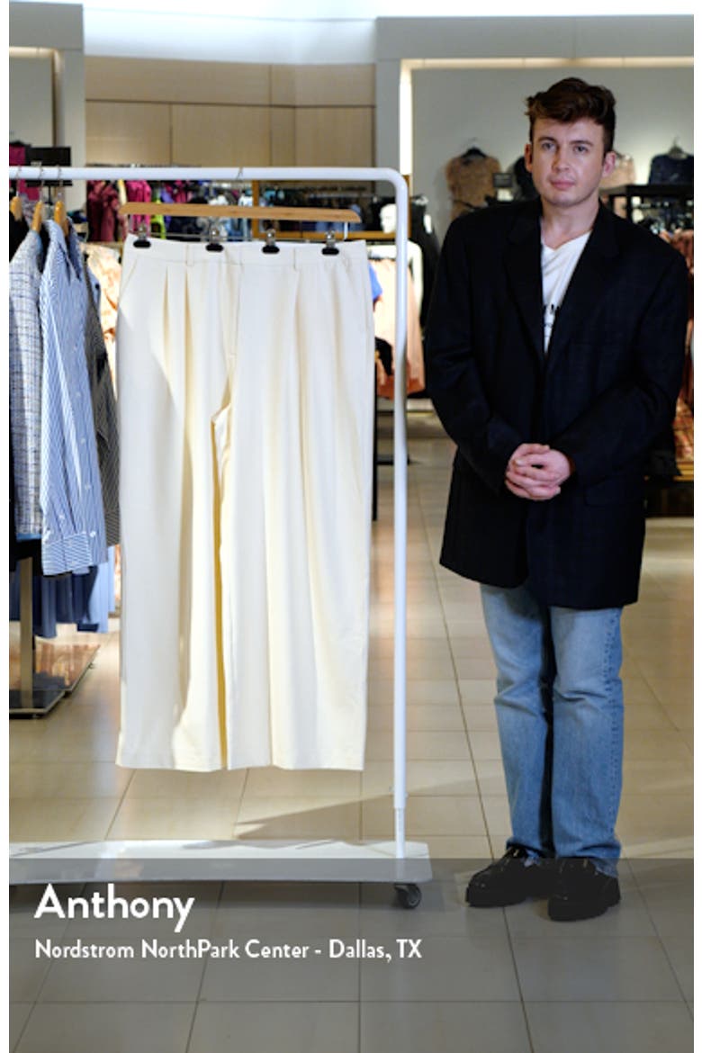 Pleat Front Wide Leg Pants video