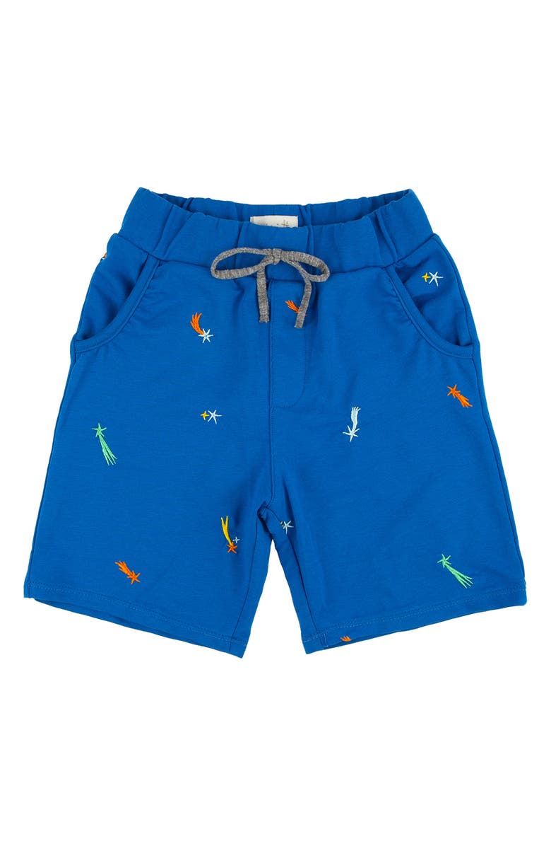 Miki Miette Kids' Rusty Stargazer Embroidered Shorts, Main, color, 