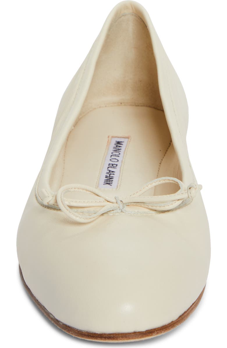Manolo Blahnik Veralli Bow Ballet Flat, Alternate, color,
