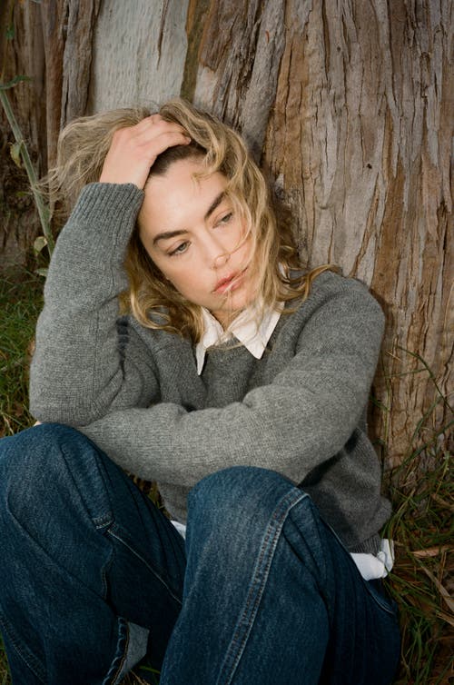 Vir Vita Finn Cashmere Sweater In Gray