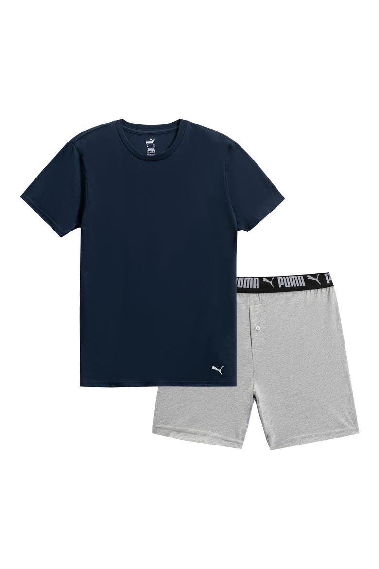 Boxer Pajamas, Main, color, GREY/ NAVY