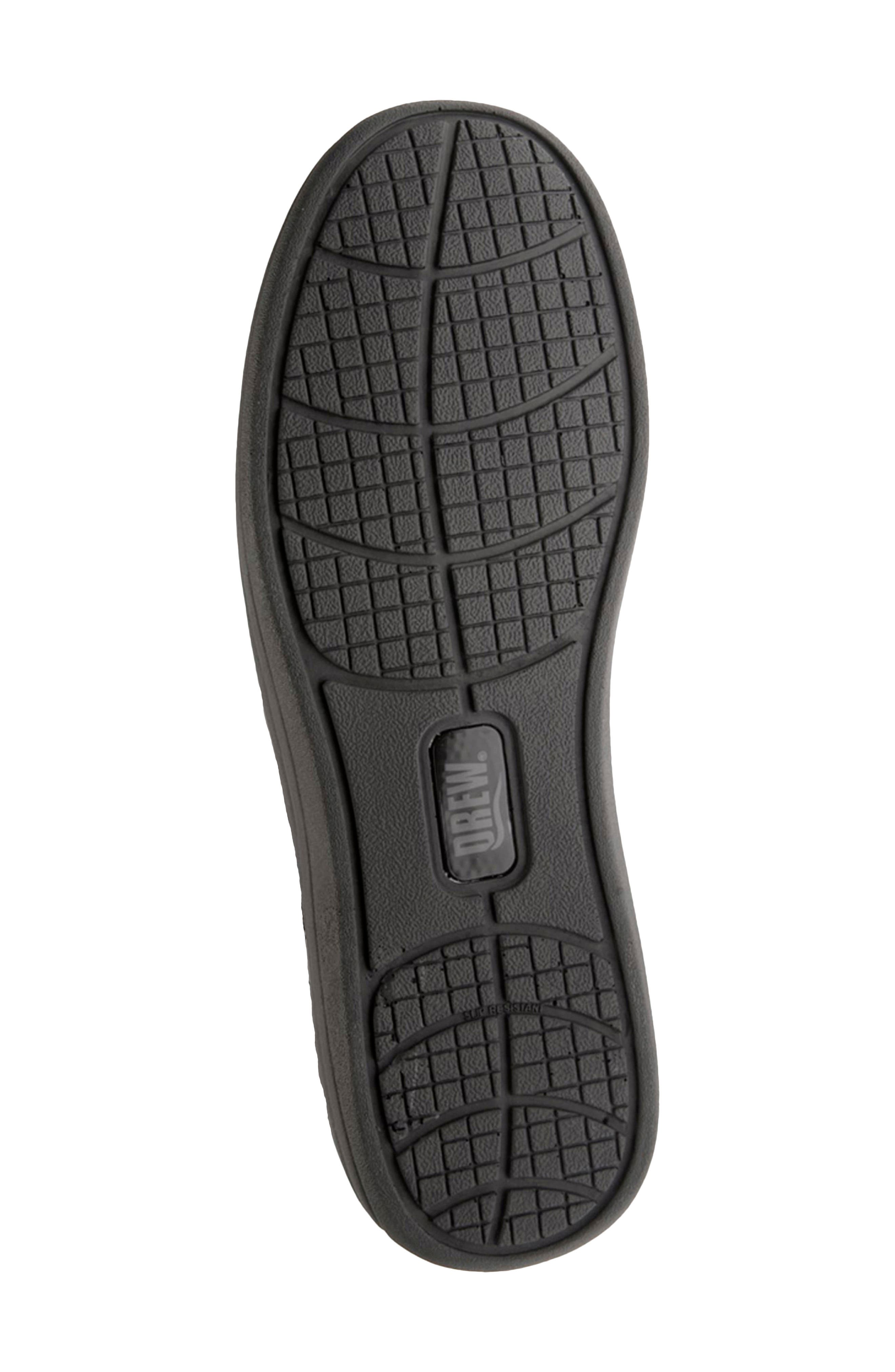 Tulip Leather Sneaker, Alternate, color, BLACK CALF