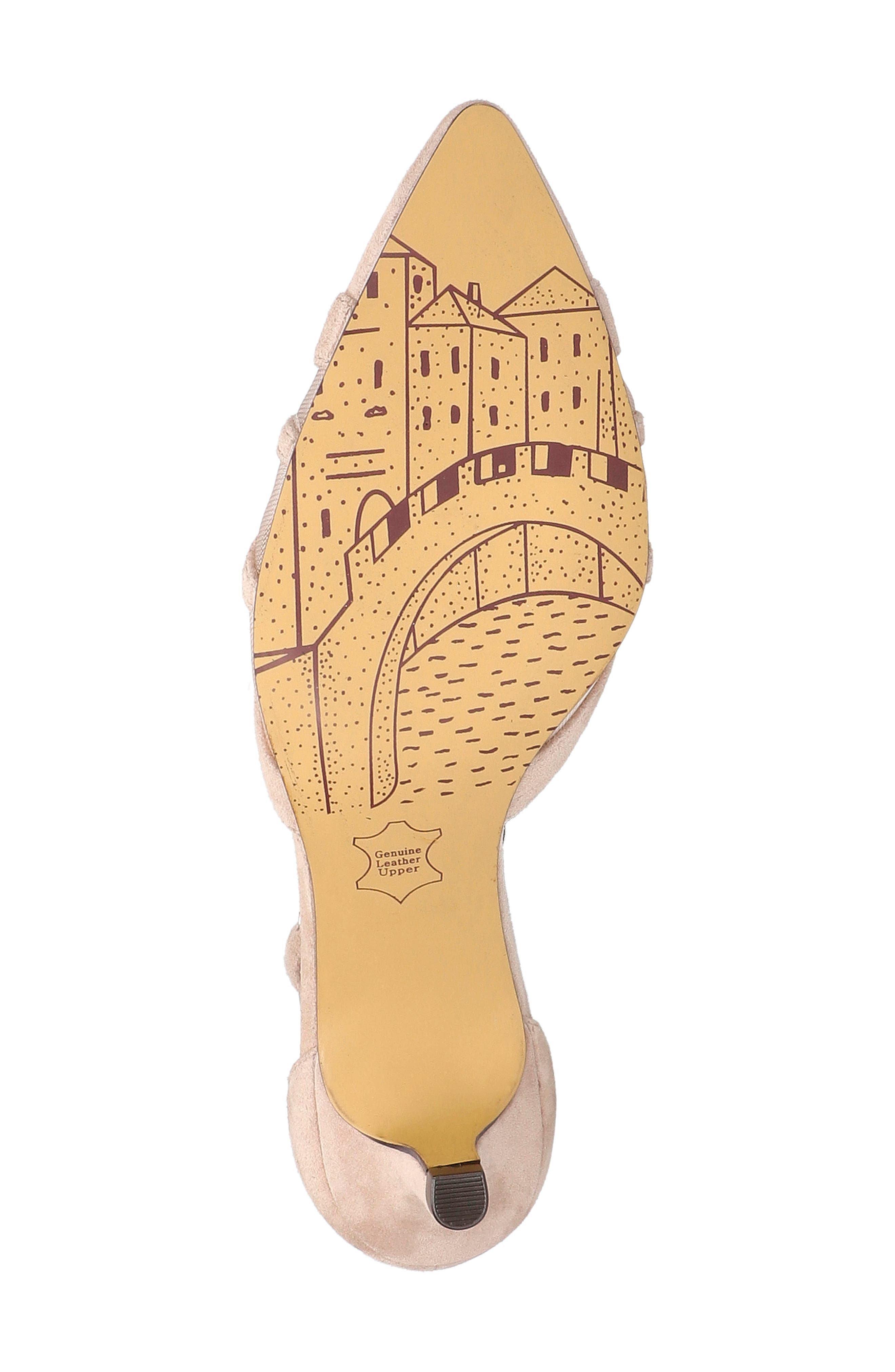Malani Pointed Toe Kitten Heel Pump, Alternate, color, ALMOND SUEDE