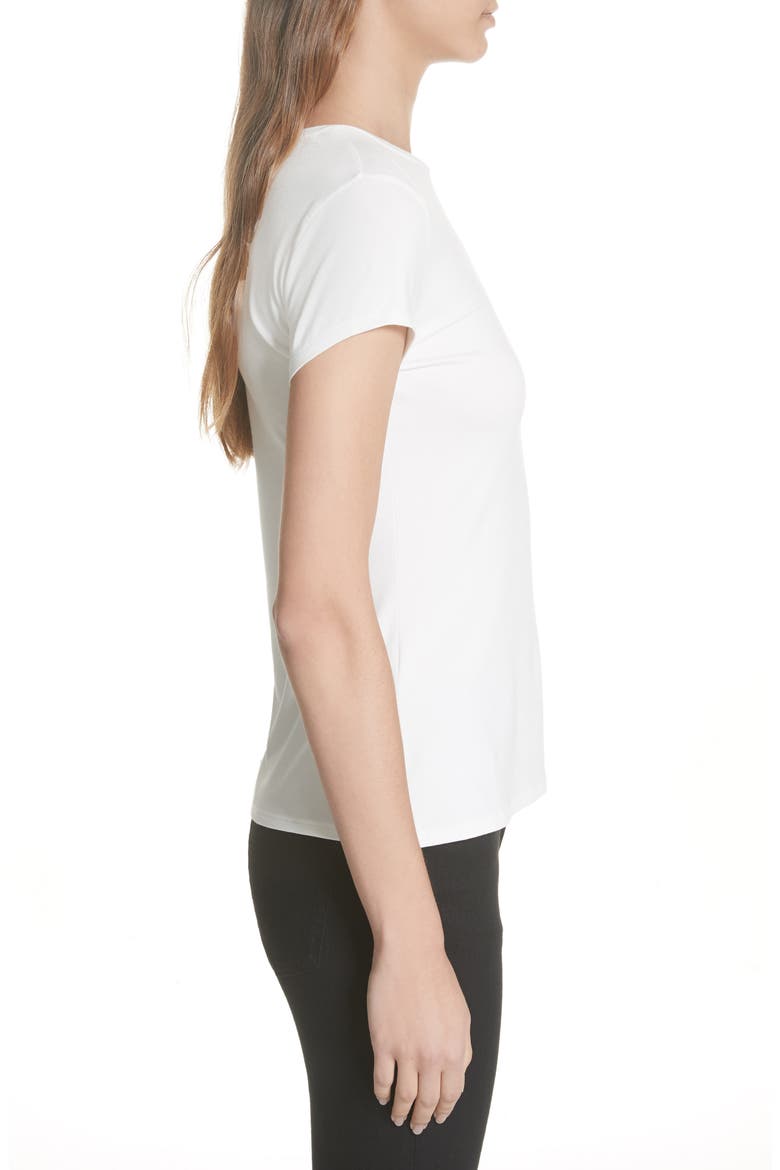 Laylar Kirstenbosch Embroidered Tee, Alternate, color, IVORY