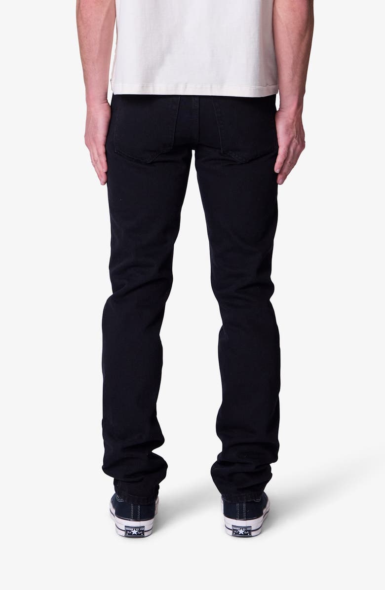 mnml Slim Fit Jeans, Alternate, color, Black