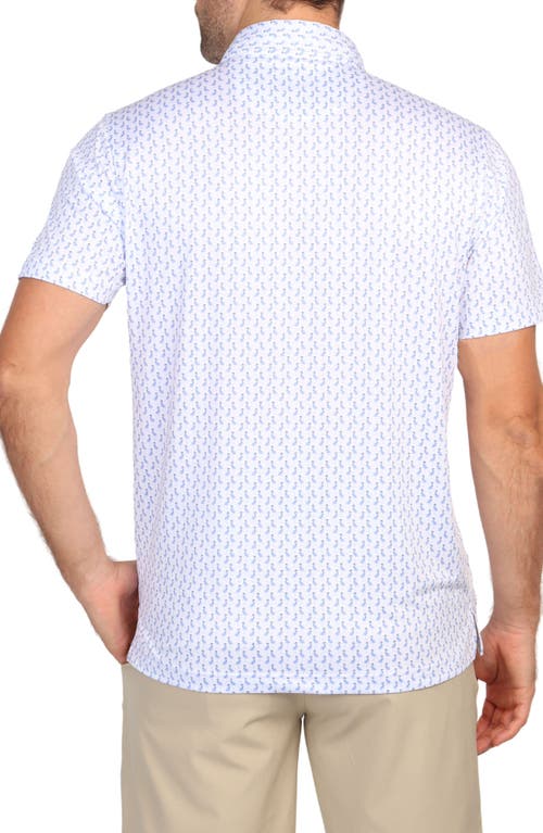 Tailorbyrd Byrds Performance Polo In Peri Blue