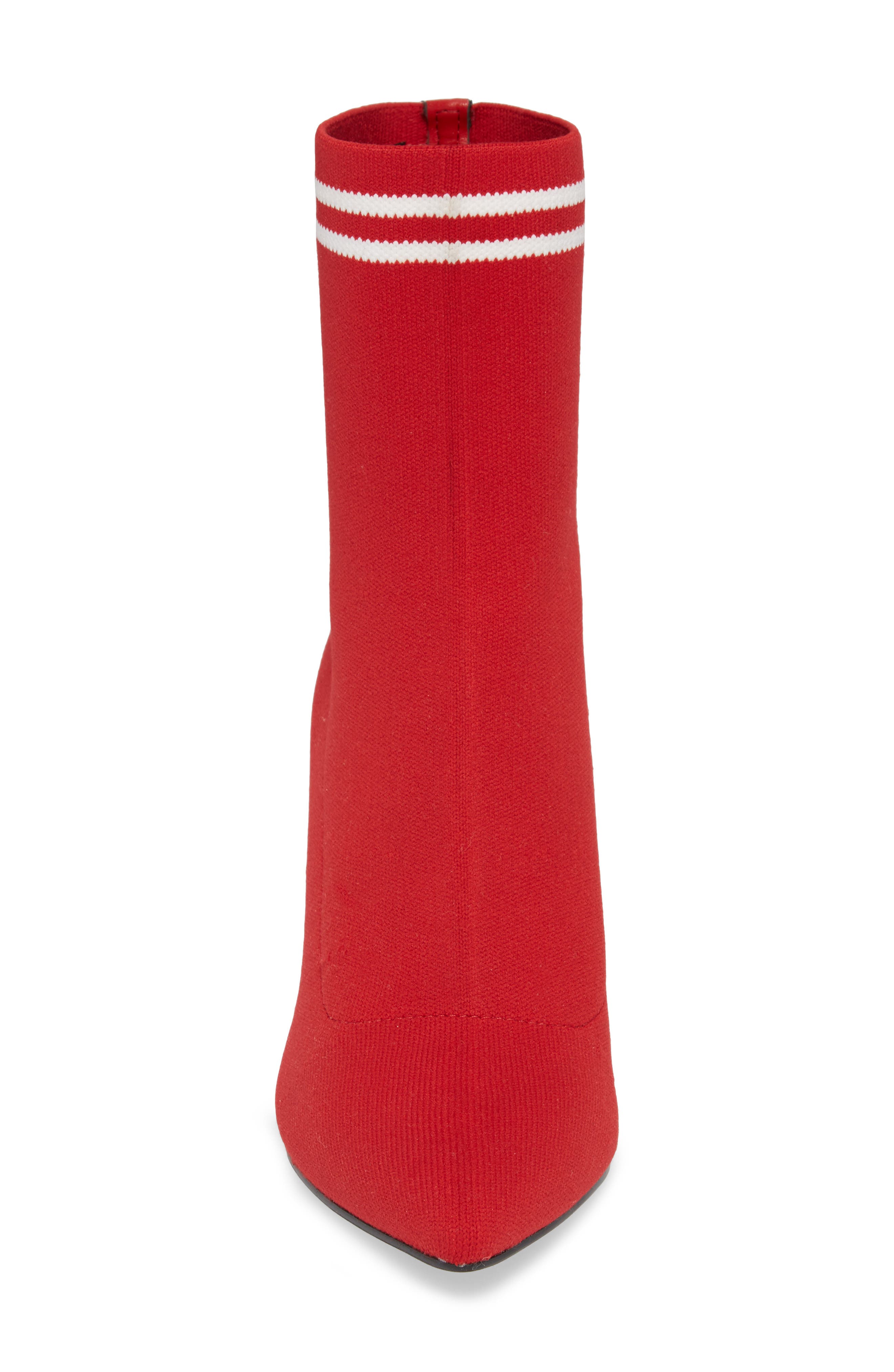 Finn Sock Bootie, Alternate, color, RED STRETCH