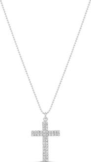 SHYMI Pavé Cross Pendant Necklace