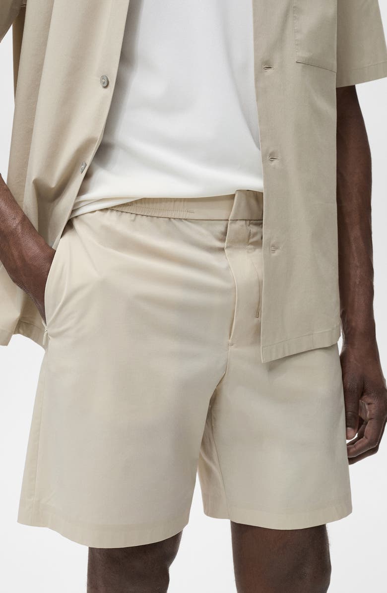 MANGO Water Repellent CoolMax<sup>®</sup> Bermuda Shorts, Alternate, color, Beige