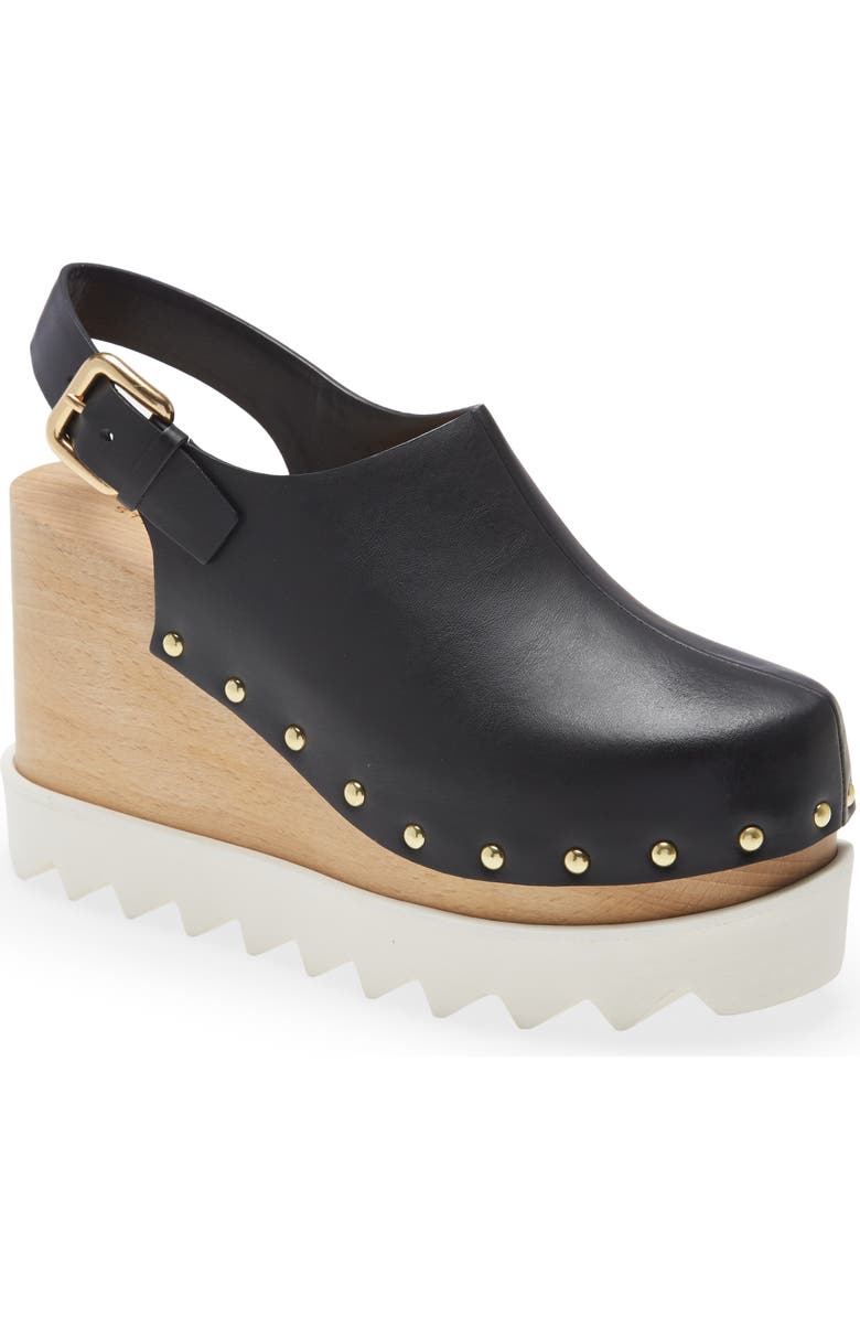 Stella McCartney Elyse Slingback Platform Clog, Main, color,