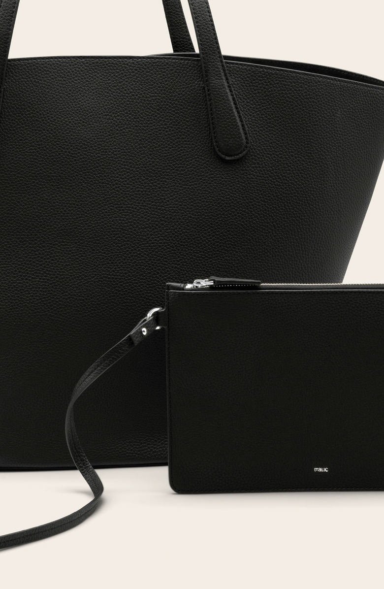 Italic Sienna Leather Everyday Tote Bag, Alternate, color,