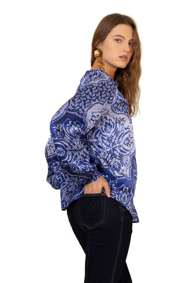 Hale Bob Marianna Silk Top, Alternate, color, 