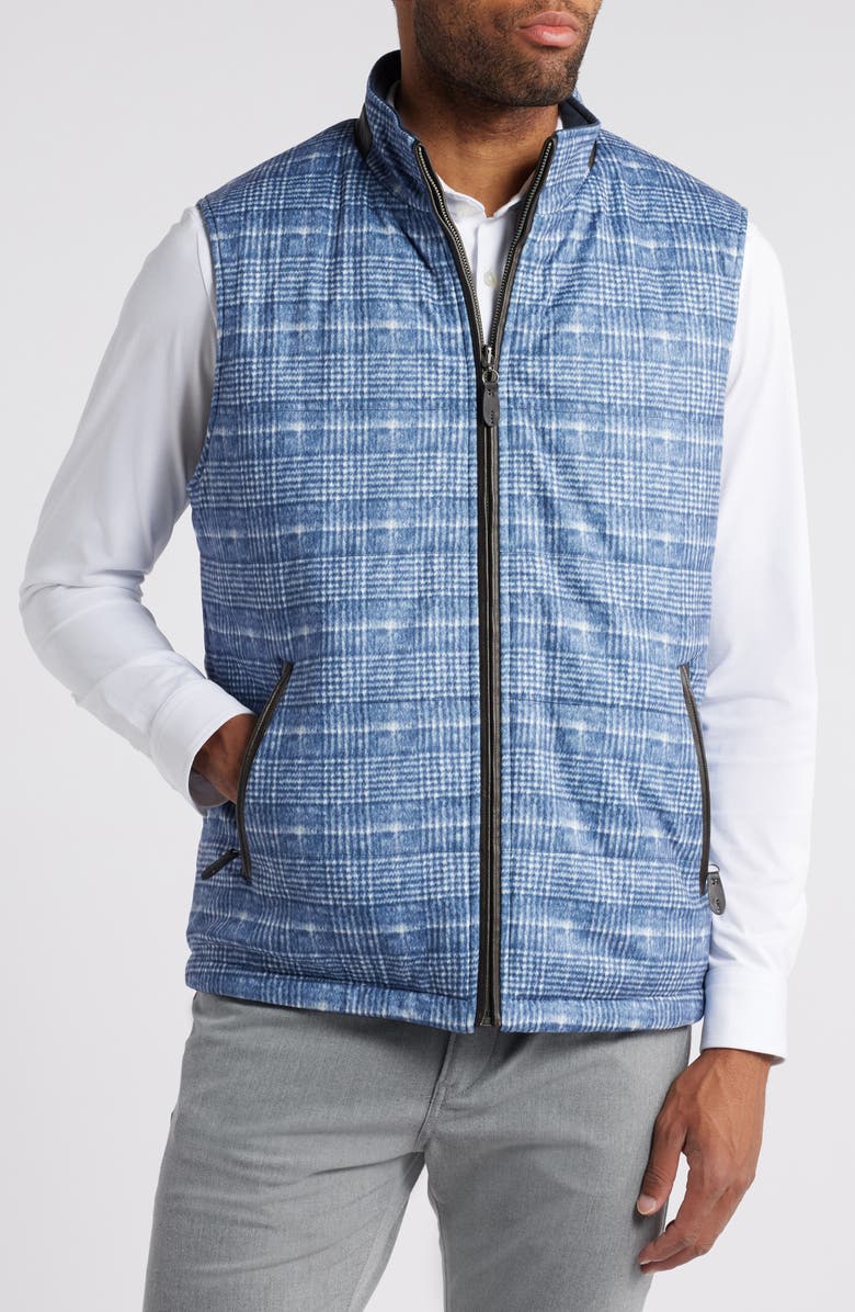 Johnston & Murphy Upton Quilted Reversible Vest, Alternate, color, Navy