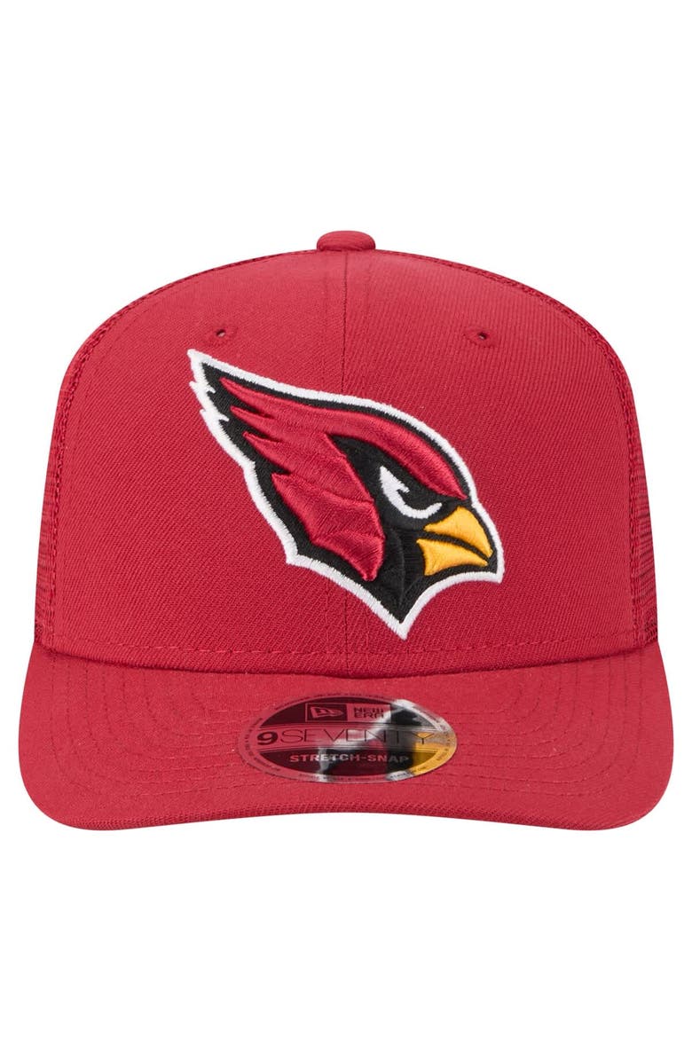 New Era Men's New Era  Cardinal Arizona Cardinals Team Collection 9SEVENTY Stretch-Snap Adjustable Hat, Alternate, color, Cardinal